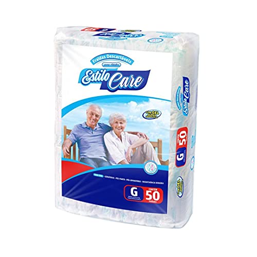 Fralda Descartável Geriátrica G com 50 Unidades Hiper Revenda Fita