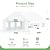 Phonjoroo Party Tent, 20’ x 20’ Heavy Duty Outdoor Canopy Tent All-Season Tarp & Removable Sidewall Waterproof Carport Wedding Canopy with Windows Event Shelters Outdoor Storage Shelter Birthday BBQ