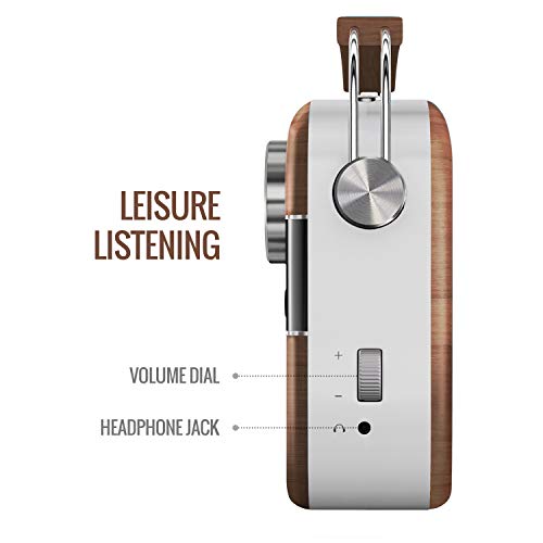Image of Saregama Carvaan Premium- Portable Music Player with 5000 Preloaded Songs, FM /BT /AUX (Oakwood Brown)