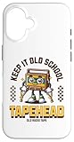 Photo Gallery custodia per iphone 16 simpatico nastro con scritta "keep it old radio", old school Photo Gallery custodia per iphone 16 simpatico nastro con scritta "keep it old radio", old school