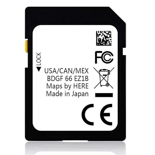 Latest Navigation SD Card Map Update, BDGF66EZ1B Navigation Accessories for 2021-2023 3 / CX-5 / CX-9 / CX-30, 2022-2024 CX-50, 2022-2023 MX-30, USA/CAN/MEX Maps