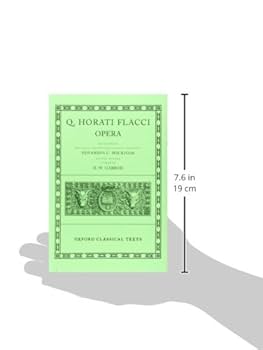 Amazon.com: Opera (Latin Edition): 9780198146186: Horace, Q