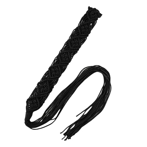 Popular Waxed Rope Belt For Female Casual Adjustable Self Knotted Crochet Belt For Long Dress Waist Decors