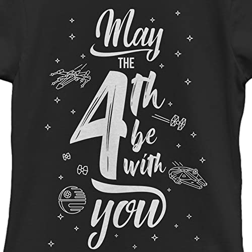 STAR WARS Girl's May The Fourth Starry Icons T-Shirt2