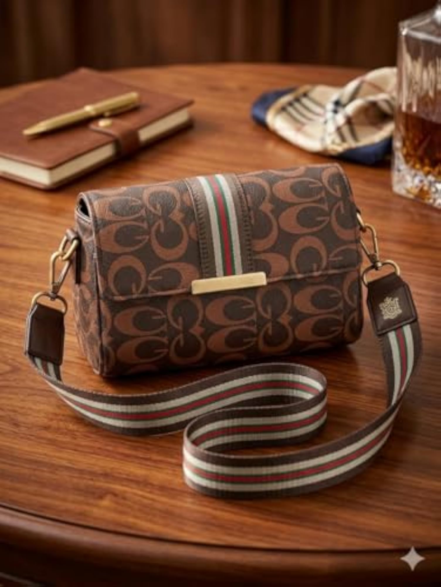Stylish Women's Printed Sling Bag, Lightweight Crossbody