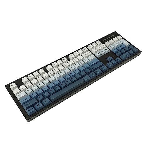 Image of 1.7mm Thickness PBT Gradient Keycaps Cherry Profile Dye Sub Mac Keyset for ANSI ISO 104 TKL GK61 96 75 GMMK NCR80 Mx Keyboard