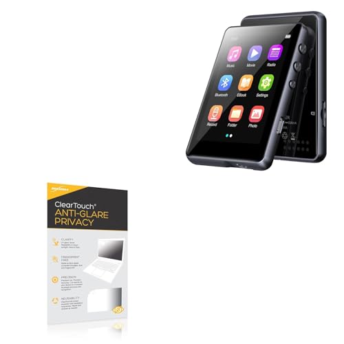 BoxWave Screen Protector Compatible with JOLIKE M4 mp3 Player mp4 - ClearTouch Anti-Glare Privacy (2-Pack), Privacy Screen Protector Flexible Film Anti-Glare