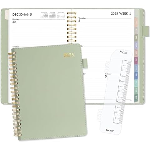 SUNEE 2025 Weekly & Monthly Planner Cover
