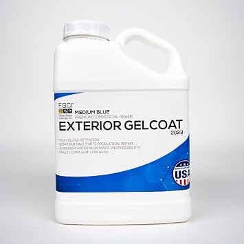 FGCI Marine Grade Gel Coat Kit for Boat Building & Repair