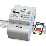3-Phasen-Digitaler Drehstromzähler [DRT430A - MID 26] mit mechanischem Rollenzählwerk, MID-zertifiziert, Direktmessung bis 100A, 400V, S0-Impulsausgang, DIN-Schienenmontage