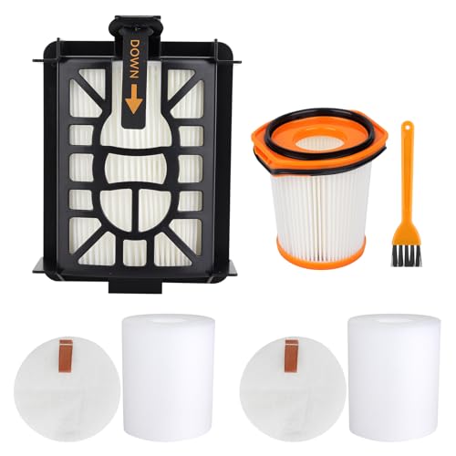 シャーク用掃除機フィルター shark WS642AE XFCS851交換用フィルター 掃除機対応部品 HEPA 交換用フィルター*1 フォームフィルター*2 ベースポストモーターフィルター*1 ブラシ付き 交換用アクセサリー