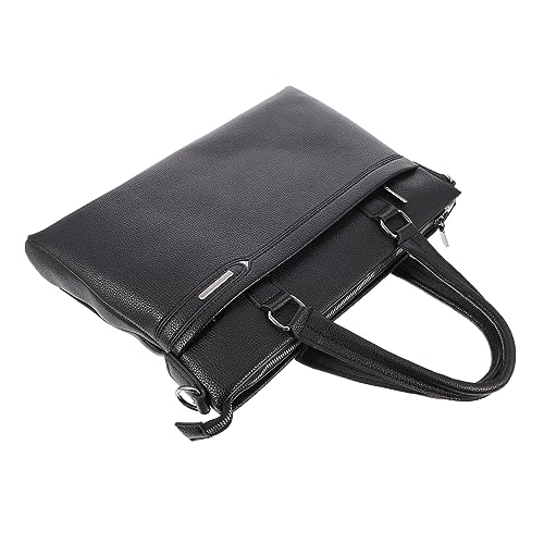 Sacoche ordinateur portable SECFOU en cuir PU pour hommes