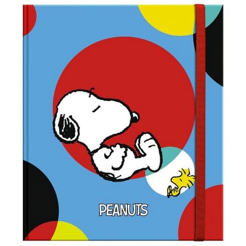Carnet de notes Peanuts en pleine sieste cahier d'écriture 17x20cm pour journal intime et croquis