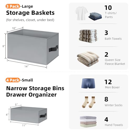 7-Pack Fabric Storage Bins for $13.99 - Home Organization - Image 3