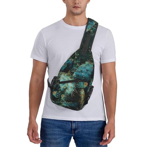 Bolso cruzado tipo bandolera para hombre y mujer negro miniatura 7