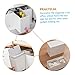 GANAZONO Japanese Style Decorative File Organizer Capacity Sundries Storage Box for Home and Office Multi-Functional Practical for Document and File Management