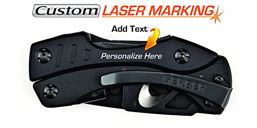 Custom Laser Engraved Multi Tool Pliers Gerber Crucial Black 31-001518