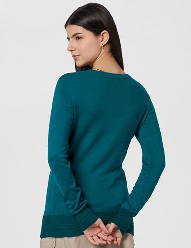 Image of Max Viscose Blend Women's Textured V-Neck Lightweight Sweater