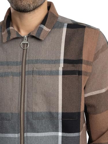 Barbour Men's Lannich Tartan Overshirt, Cedarwood4