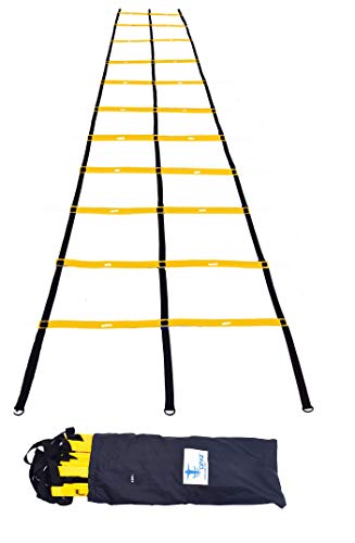 Cintz Speed Agility Ladder- Yellow Dual Soccer Training Ladder Heavy Duty