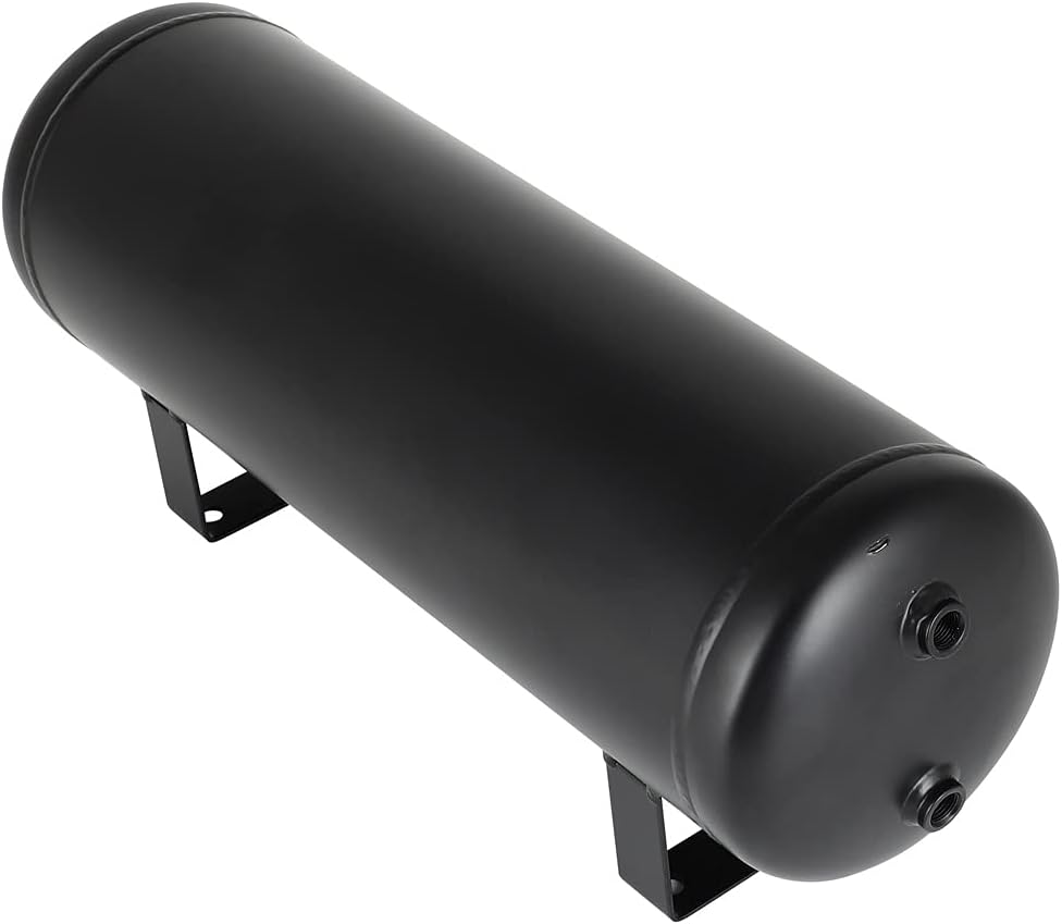 Ineedup 2.5 Gallon (9 Liter) 5 Ports Suspension Air Ride Bag Train Truck Horn Air Tank Car Horn Tank