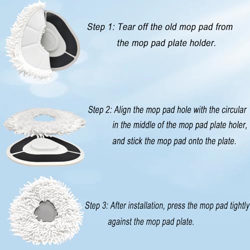 Mop Pad Holder for Narwal Freo X Ultra, Freo, Freo Pro, Freo Z Ultra, Freo Z10 Vacuum Cleaner, Freo Z Ultra Mop Pad Board Holder Accessories, Freo X Ultra Mop Pad Plate Replacement Part by Frexusuent - Image 4