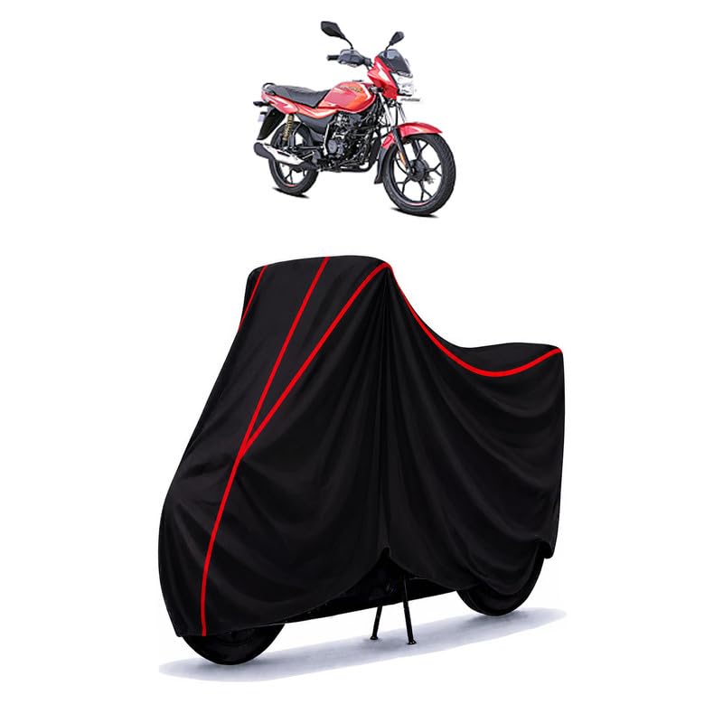 Image of Bajaj Platina 125 Water Resistant Bike Cover for All Motorcycles & Rain | Heavy Duty Taffeta Fabric | UV Protection, Dustproof, Scratchproof | All Weather Two Wheeler Body Cover with Elastic Bottom