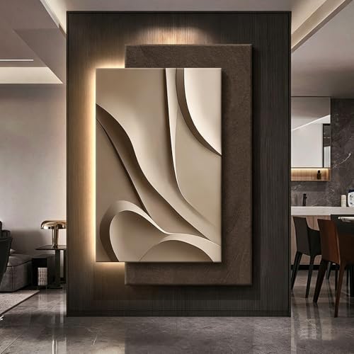 Décoration murale 3D grès LED pour éclairer un couloir sombre
