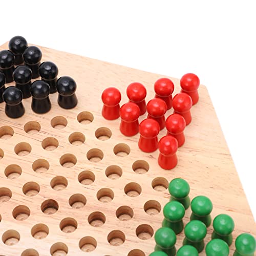Juego de Damas Chinas en Madera de Roble Durable y Colorido miniatura 5