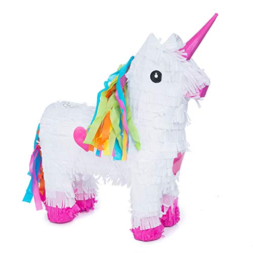 Décoration de la fête de la pinata à remplir de sucreries pour les anniversaires, les mariages et les fêtes d'enfants (Licorne)