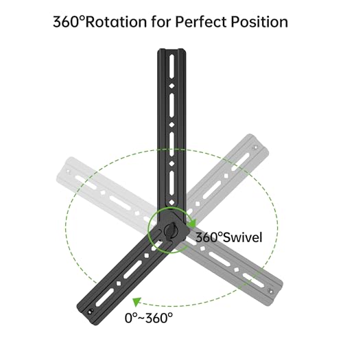 Usx Mount XAS005 Soundbar Mount, Flexible Sound Bar Tv Mount For Mounting Above Or Under Tv thumb #3