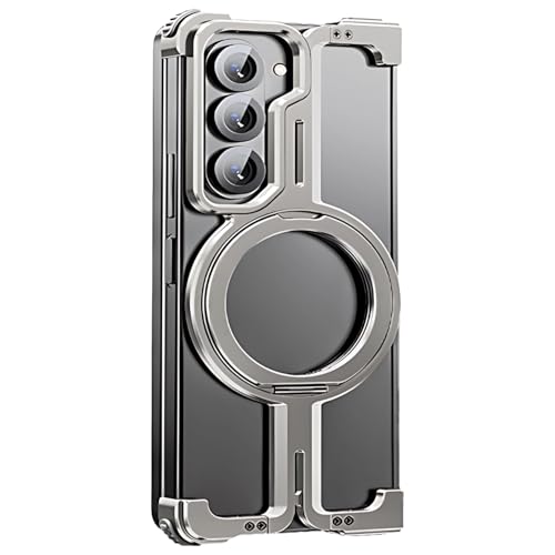 Coque Samsung Galaxy Z Fold 5 en métal avec béquille rotative 360