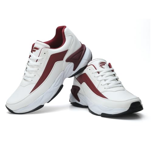 Image of FIELD CARE Fusion Casual Athletic Chunky Stylish Outsole Comfort Lace-Up Sneakers.
