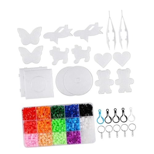 KOMBIUDA Plastic Fuse Beads Toy Art Craft Beads for Boys and Girls School Projects