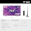 SAMSUNG 77-Inch Class OLED S84F Series Samsung Vision AI Smart TV (2025 Model, 77S84F) NQ4 AI Gen2 Processor, 4K AI Upscaling, OLED HDR, Pantone Validated, Motion Xcelerator 120Hz