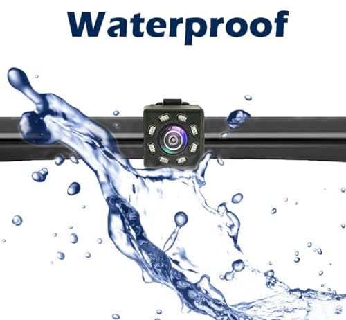 Image of Backup HD Camera Rear Front View License Plate Night Vision Waterproof Compatible with Kenwood Car Radio DDX26BT DDX340BT DDX376BT DDX396 DMX125BT DMX907S DMX7705S DMX7706S DNX6990HD