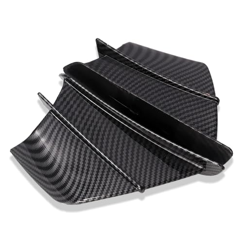 Motorcycle Fairing Winglets for Suzuki Hayabusa GSX1300R Gen 3 – Carbon Fiber Style Aerodynamic Wing Spoilers, Universal Side Fairings Wind Wings – Lightweight & Durable,B