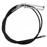 frenos quad ★【FÁCIL DE INSTALAR】La cabeza del cable de color cromado es la original para trabajos pesados, muy resistente y duradera.