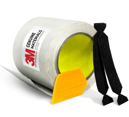 VViViD 3M Clear Paint Protection Vinyl Film 4 Inch Wide Choose Your Size Including Tools (4 Inch x 72 Inch)