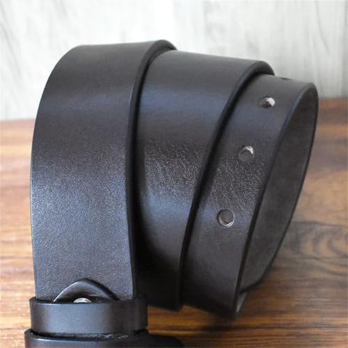 Men's 4.3Cm*105-125Cm Belt Genuine Leather Jeans Belts Double Pin Buckle Luxury Designer Waistband4