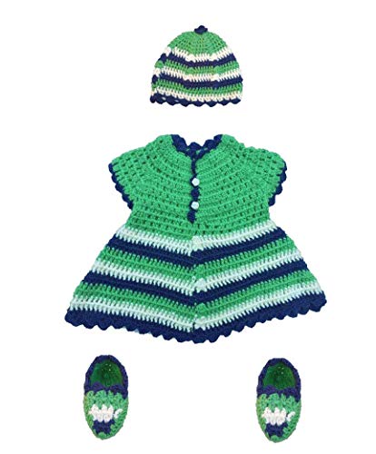 crochet woolen frock