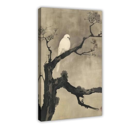 Impression sur toile Tranquil Koson Ohara decoration murale chambre