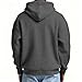 THMENKHT Quarter Zip Hoodie Men Mokaloha Mens Shirts Long Sleeve Waffle Solid Color Sweatshirt Casual Men's Fashion Hoodies & Sweatshirts Work 1/4 Zip Pullover with Pockets Mens Fall Shirts