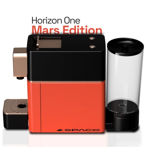 Image of Space Coffee Horizon One : Mars Edition | Home Espresso Machine | 15 Free Specialty Coffee Pods | Fully Customisable Settings | 1-year No Frills Warranty
