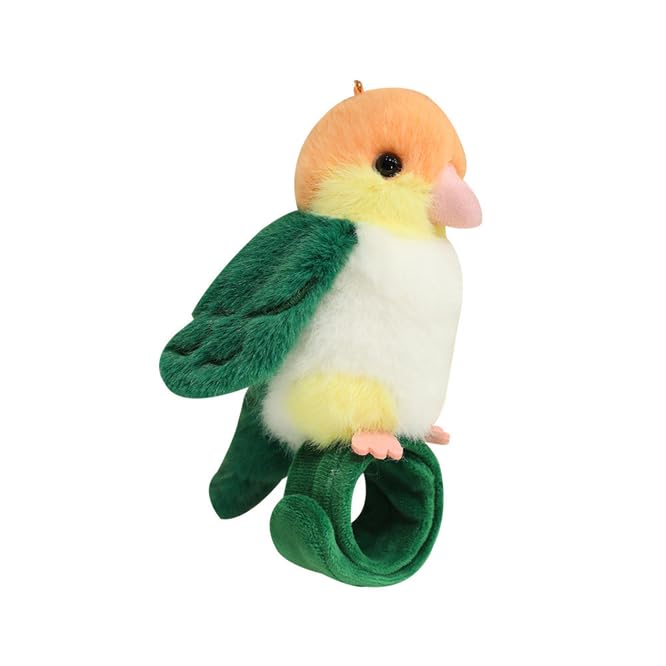 Image of SCOOBA Adorable Wrist Holding Colorful Bird Soft Toy 15cm (Wrist Bird Toy)