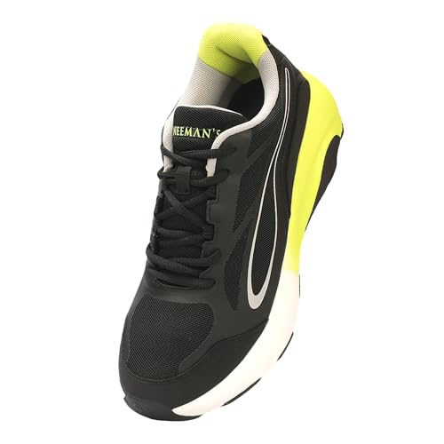 Image of Neeman's Urban Strive Sneakers for Men | Lightweight Breathable Mesh Casual Shoes with Dual Foam Cushioning & High Traction Sole | Lace Up Walking Shoes