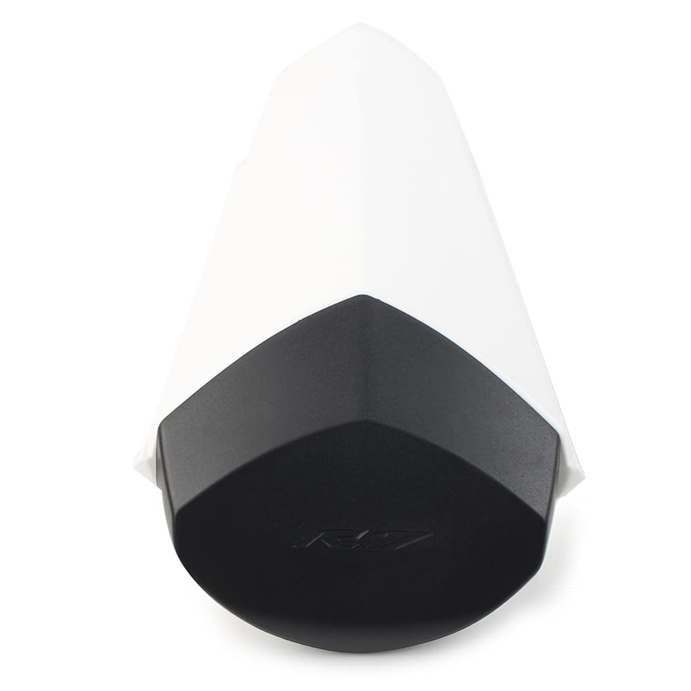 GZYF Motorcycle Rear Tail Seat Cover Fairing Cowl, White Motorcycle Rear Passenger Seat Fairing Cover, Motorcycle Tail Seat Cowl Cover for Yamaha YZF R7 2022 +