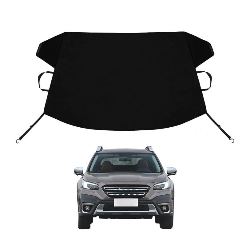 Image of Outback Custom Windshield Cover for Ice and Snow for Outback Windshield Snow Cover 600D Shade Blocks Winter Frost Hail Protector Car Accessories