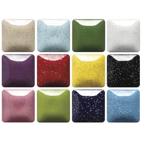 Mayco Speckled Stroke & Coat Glazes - Set of 12 Pint