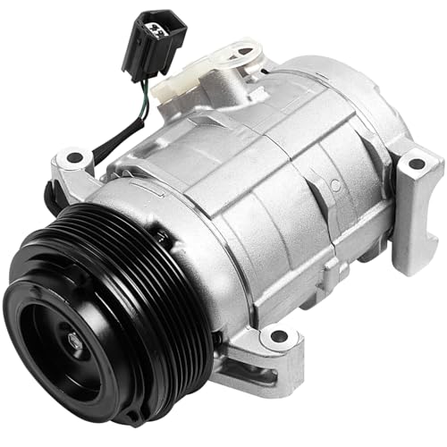 Image of SCITOO AC Compressor for Chevy for Traverse 3.6L 2009-2012 | Fast Cooling, Ultra Low Noise (≤72 dB) Air Conditioner Compressor for Summer, with Clutch, 2021784AM 2021784R 1421625